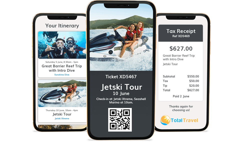 Hero digital Itineraries, Tickets & Receipts